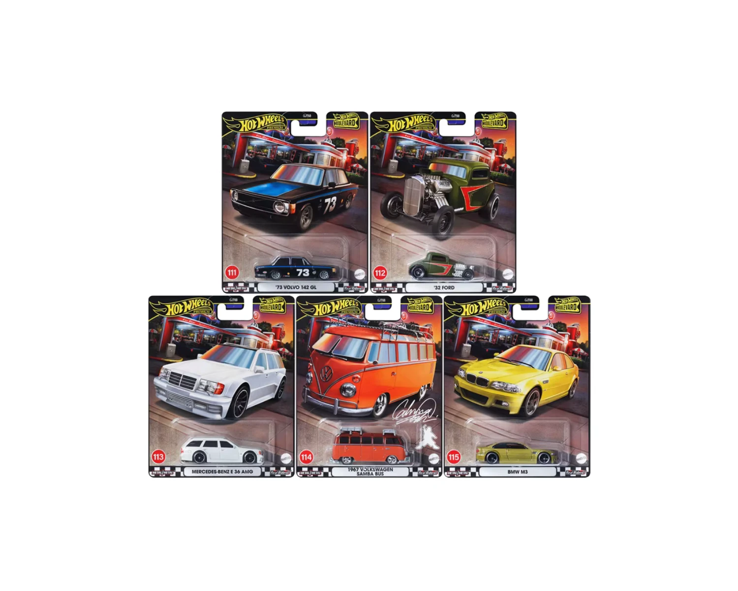Hot Wheels Premium Boulevard (111-115)