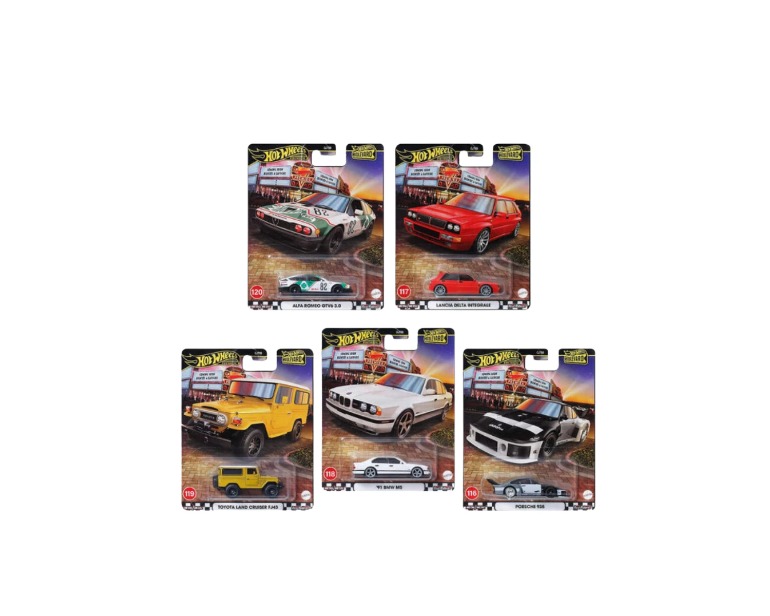 Hot Wheels Premium Boulevard (116-120)