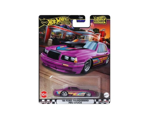 Hot Wheels Premium Boulevard 86 FORD THUNDERBIRD PRO STOCK