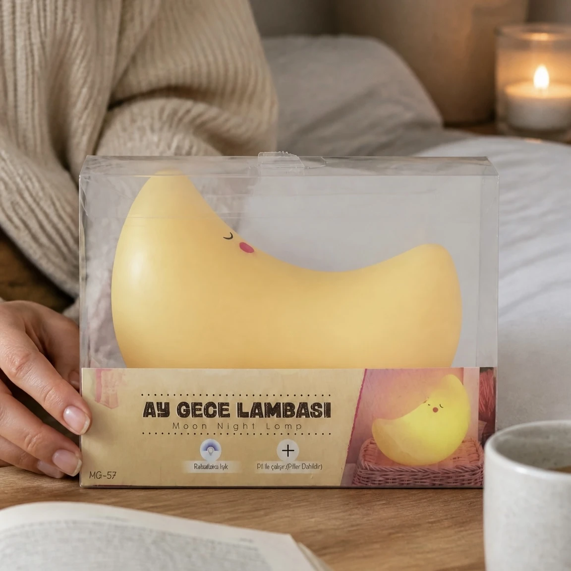 Ay Konseptli Gece Lambası