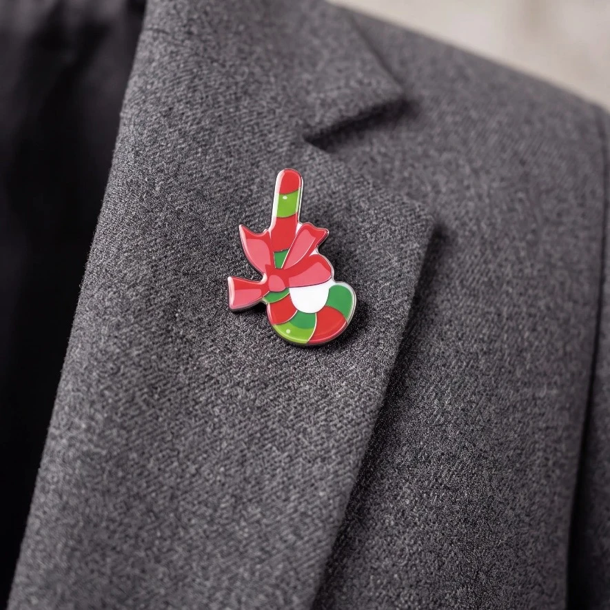 Baston Şeker (Candy Cane) Pin