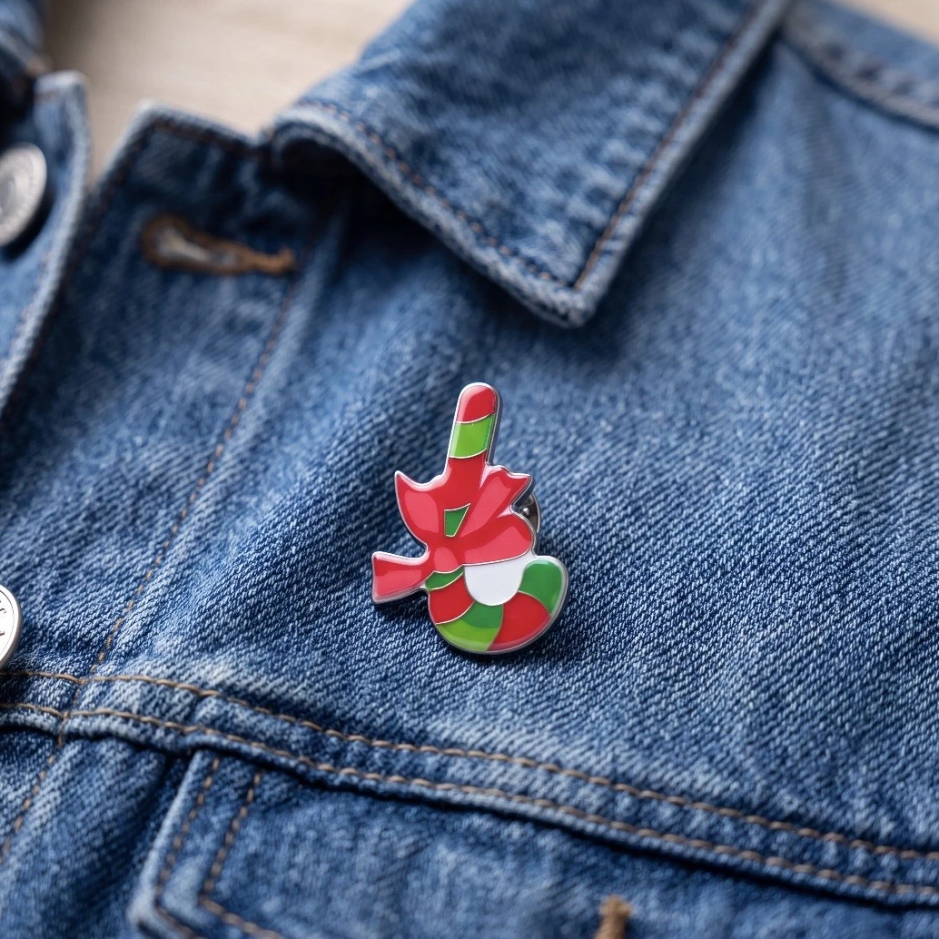 Baston Şeker (Candy Cane) Pin