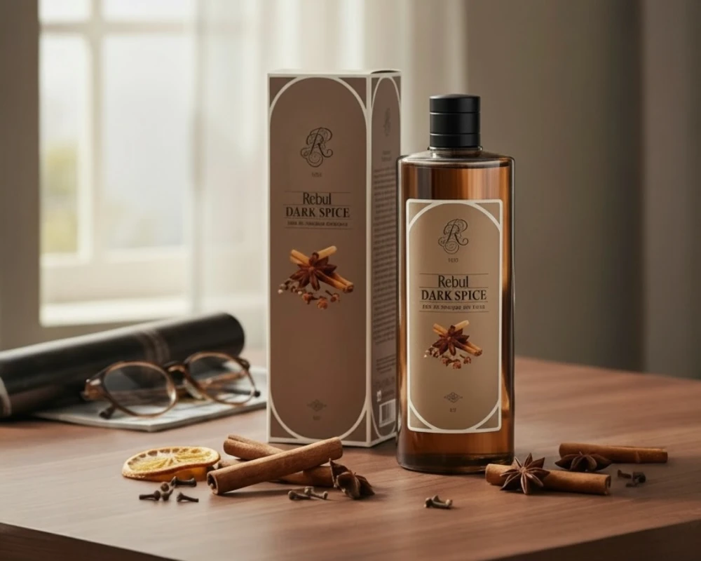 Dark Spice 270 ml Cam Şişe Kolonya