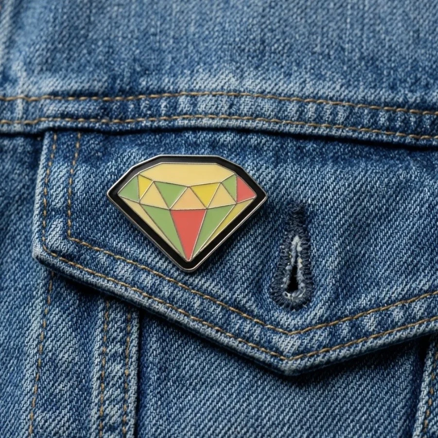 Elmas Pin (Renkli)