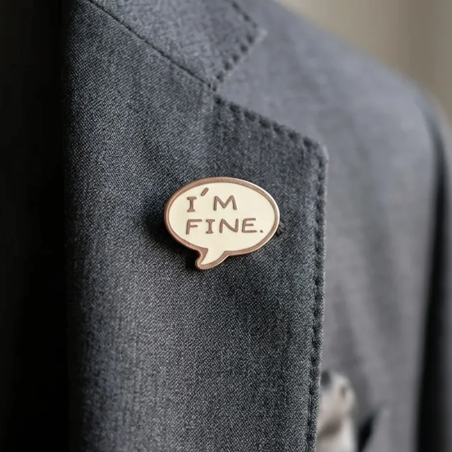’’I’m Fine’’ Konuşma Balonu Pin