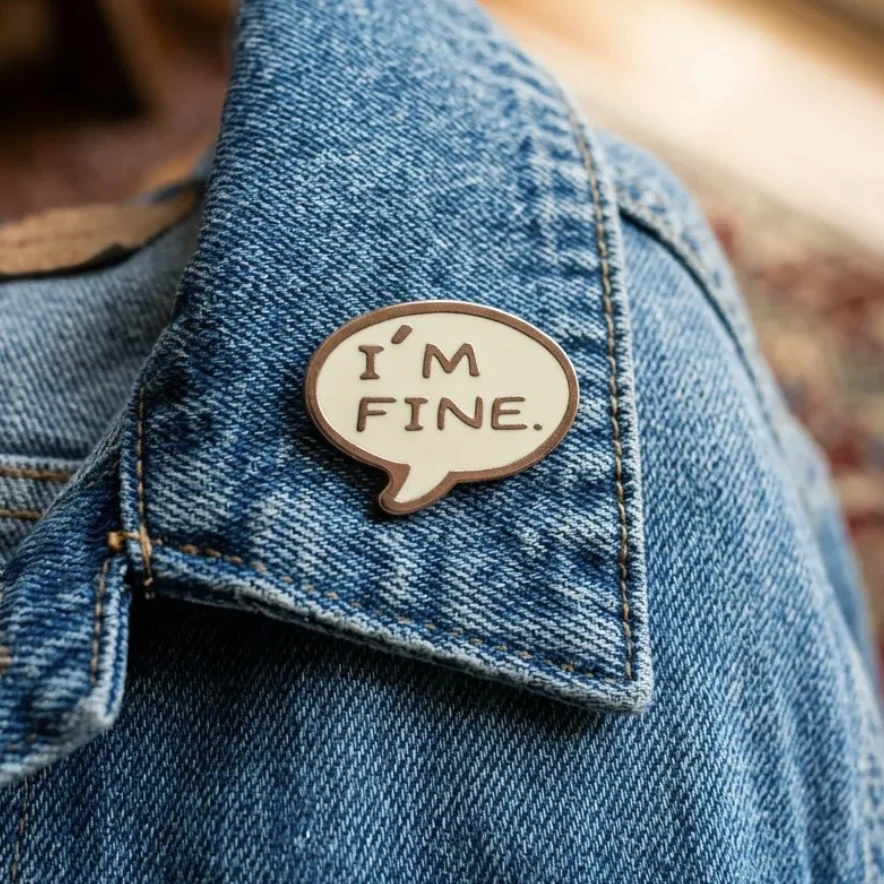 ’’I’m Fine’’ Konuşma Balonu Pin