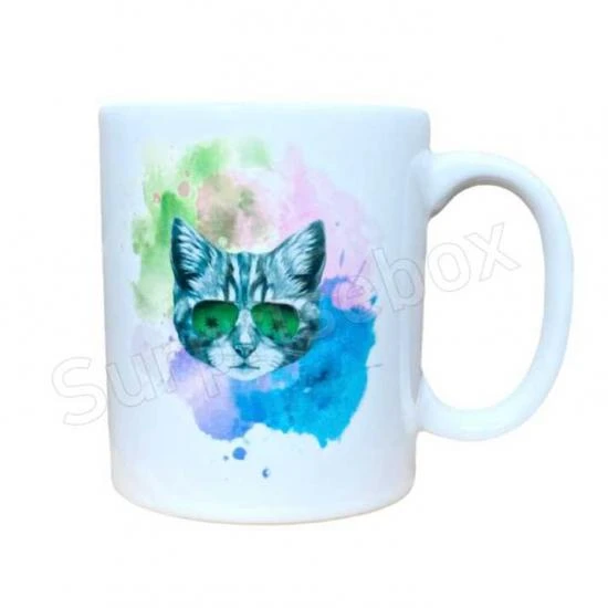 Kedi Renkli Kupa