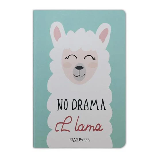 No Drama Llama Defter Mavi