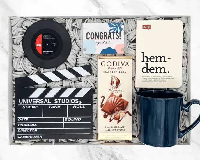 Film Tutkununa Özel Sinema Konseptli Hediye Kutusu