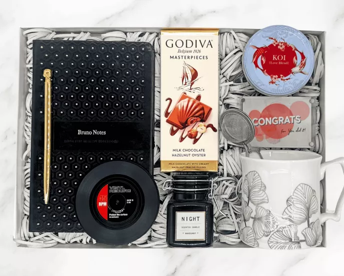 Black & Gold Prestij Ofis ve Tebrik Hediye Kutusu