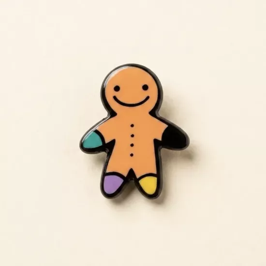 Zencefilli Kurabiye Adam Pin