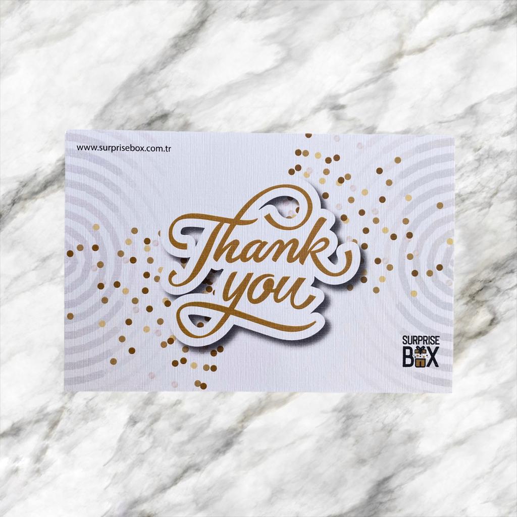 Thank You Tebrik Kartı
