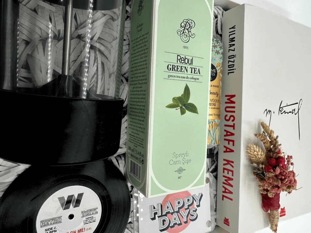 Kitap ve Kahve Molası Konsept Hediye Kutusu