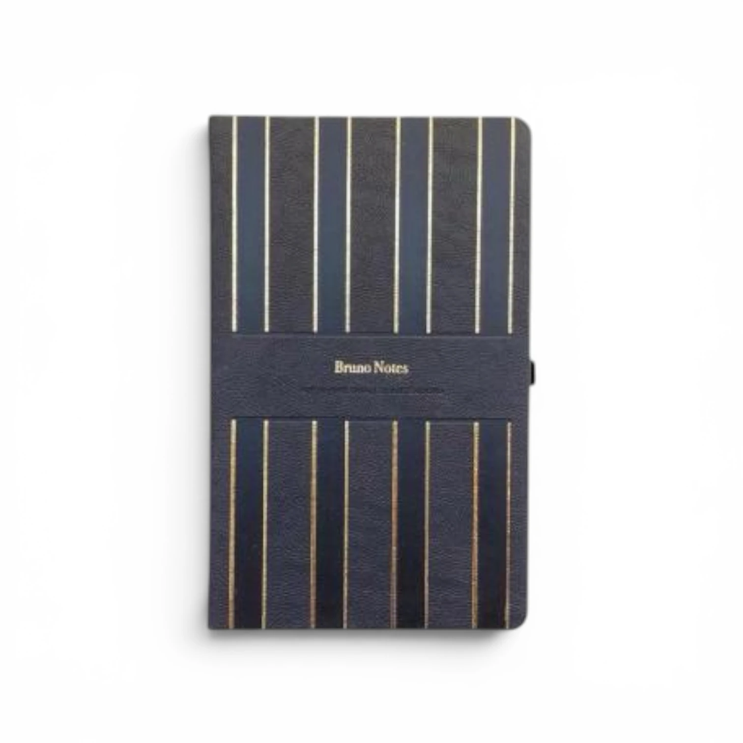 Sert Siyah Deri Kapaklı Defter