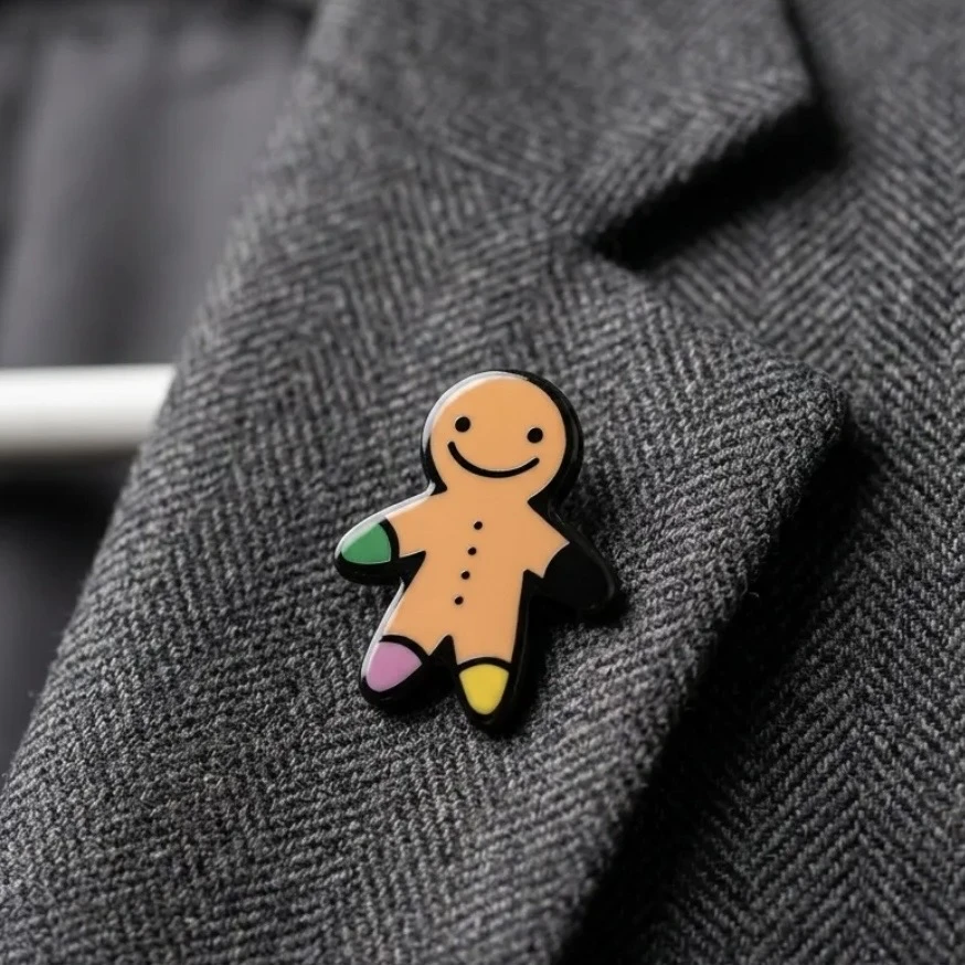 Zencefilli Kurabiye Adam Pin