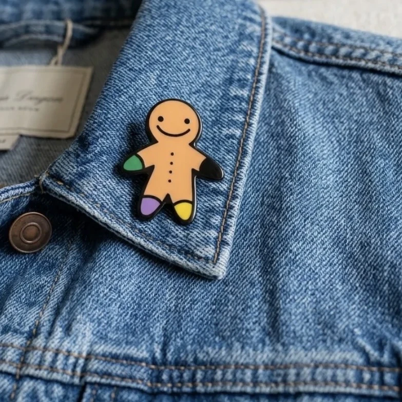 Zencefilli Kurabiye Adam Pin